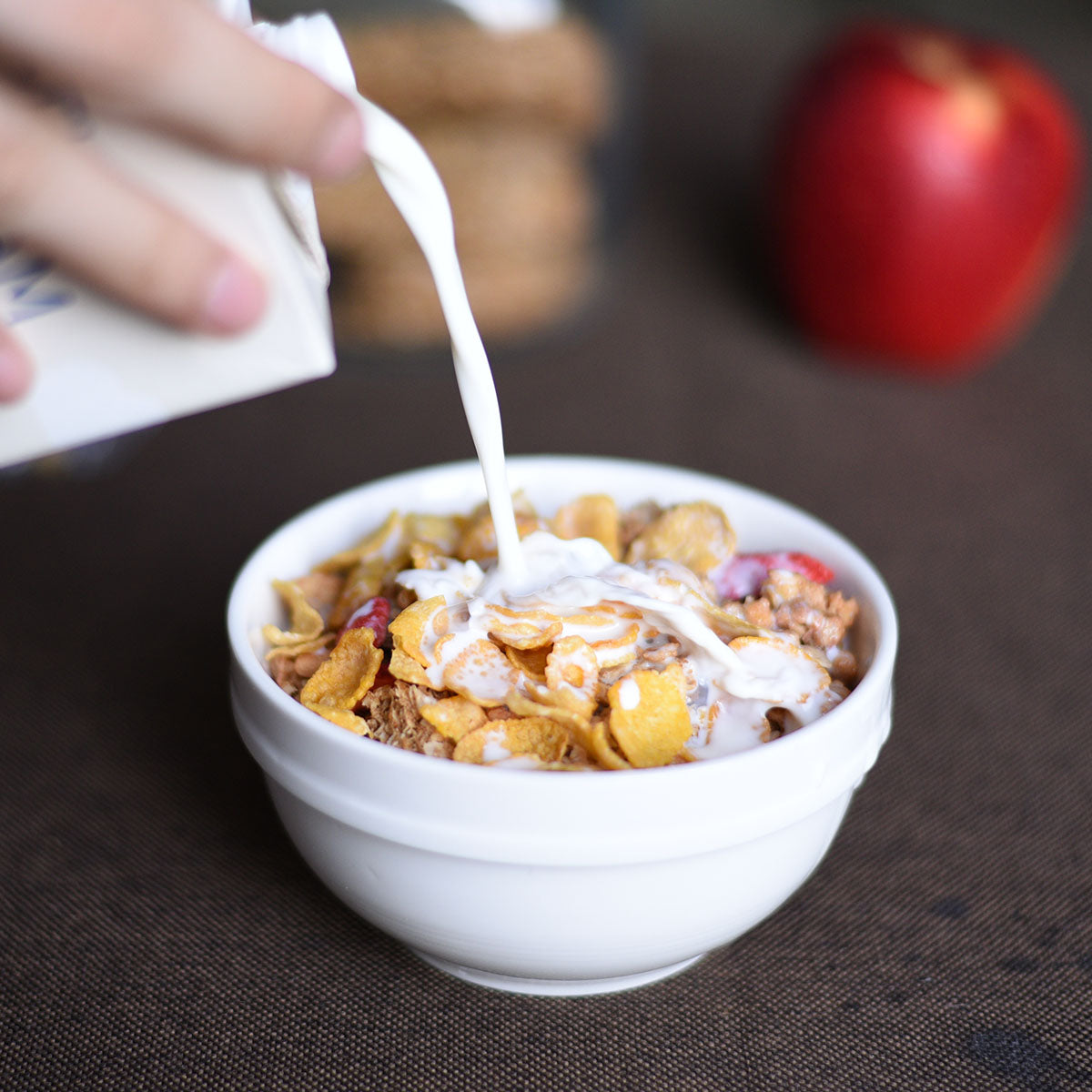 Delling D20T19 10Oz Ceramic Bowl Set with Durable and Anti-scald Design